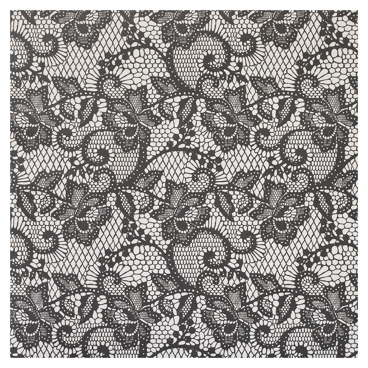 Black Lace Cardstock by Recollections&#x2122;, 12&#x22; x 12&#x22;